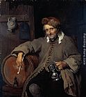 Gabriel Metsu The Old Drinker painting